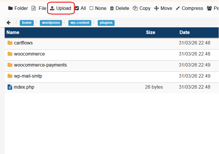 Manual installation screenshot 1